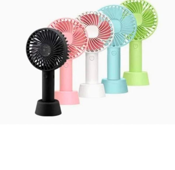 Handheld 3 Speed Strong Wind Electric Small Mini Cooling Fan (random Color)