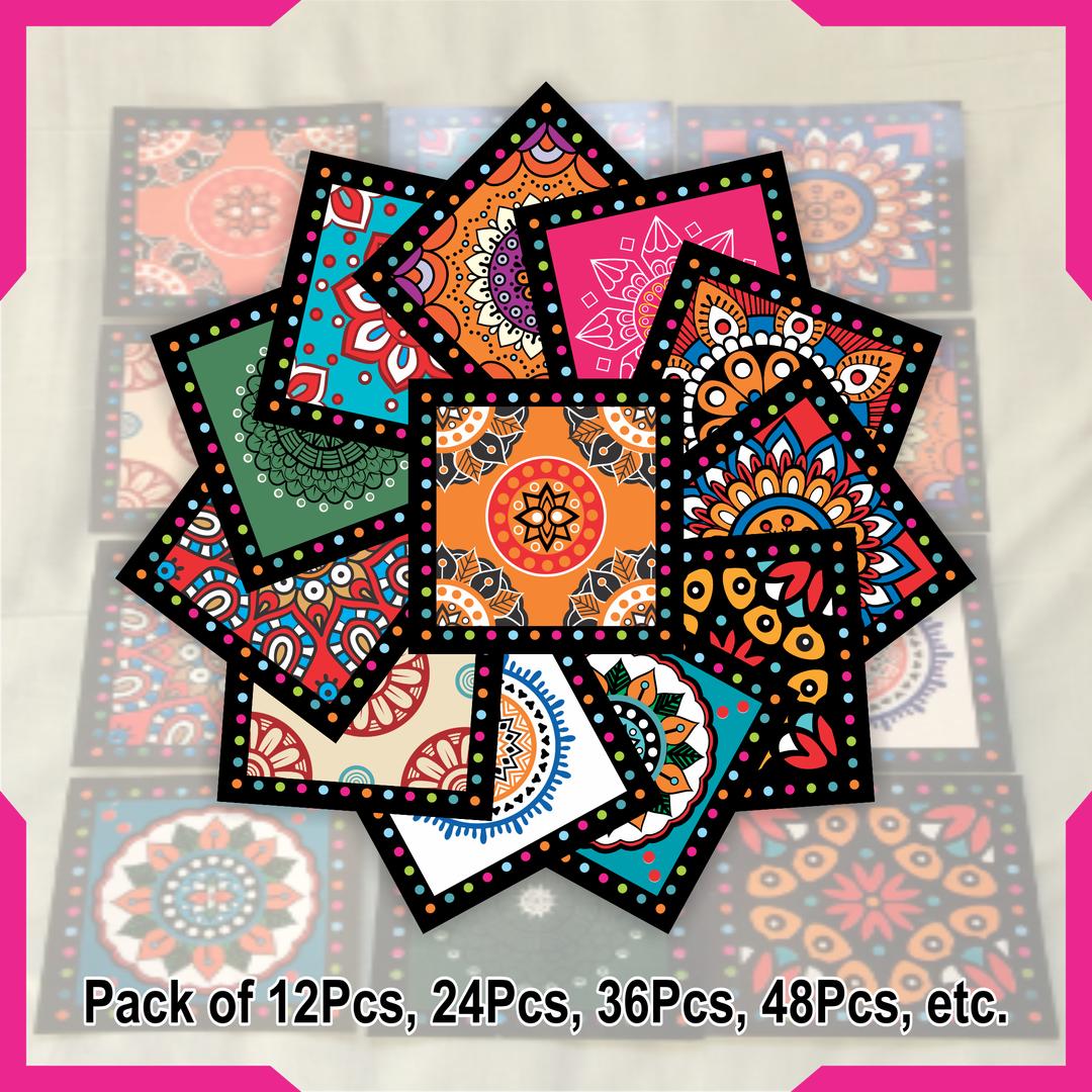 *Product Name*: Multicolor Mandala Wall Stickers - 240 Pcs Abstract Decor for Any Space